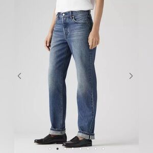 Levi’s Premium Women 501 ’90s Selvedge Straight Leg Jeans – W25 L30
